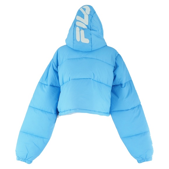 Fila X Urban Outfitters Exclusive Nariko Cropped Puffer Jacket - Picture 1 of 9